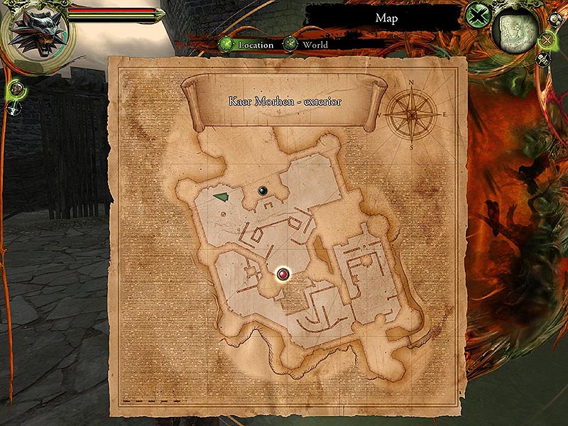 The Witcher - карта