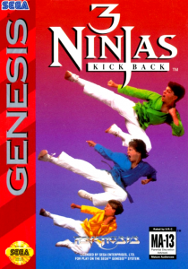 Постер 3 Ninjas Kick Back для SEGA