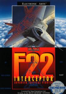 Постер F-22 Interceptor для SEGA